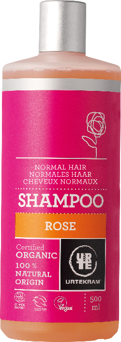 Rose Shampoo für normales Haar 500 ml Urtekram