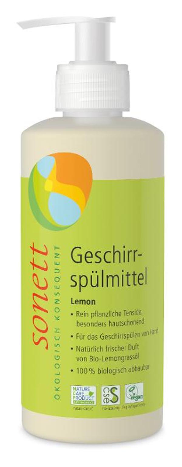 Produktfoto zu Geschirrspülmittel Lemon im Spender 300 ml Sonett