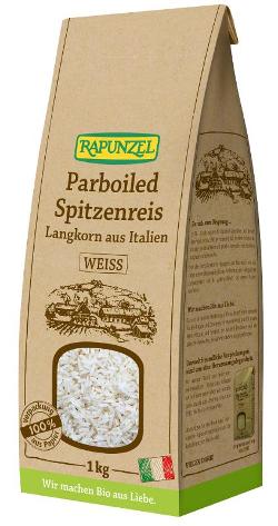 Parboiled Spitzenreis Langkorn weiß 1kg Rapunzel