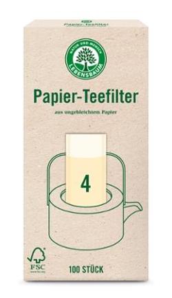 Teefilter Papier 100 Stück Lebensbaum