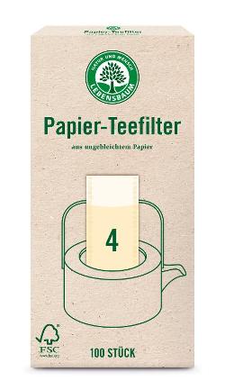 Teefilter Papier 100 Stück Lebensbaum