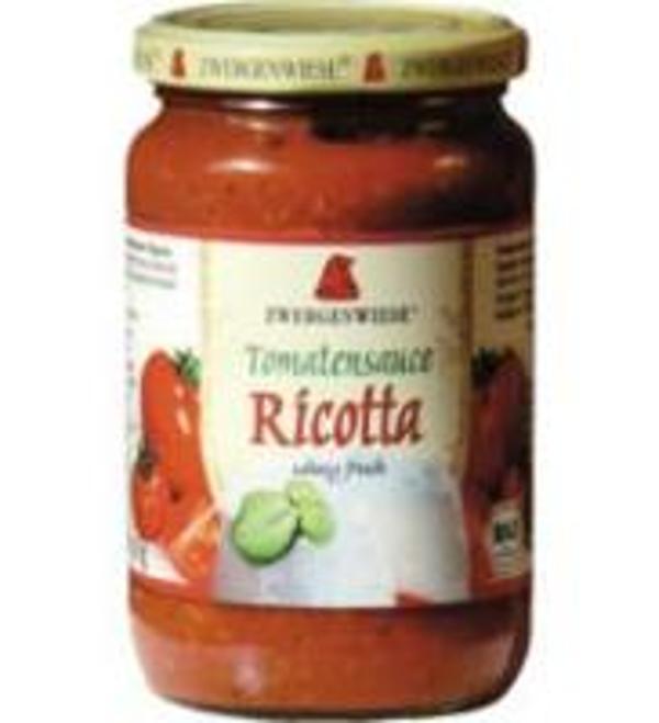 Produktfoto zu Tomatensauce Ricotta 350g Zwergenwiese