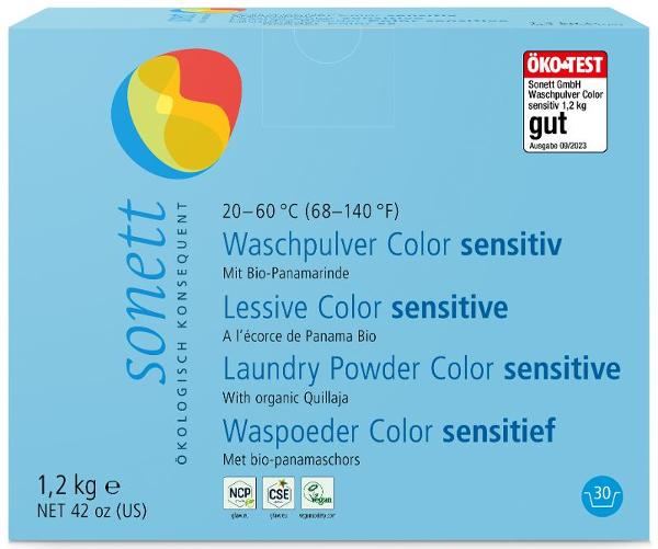 Produktfoto zu Waschpulver Color Sensitiv 1,2kg Sonett