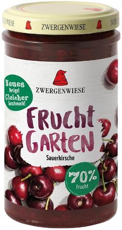 Fruchtgarten Fruchtaufstrich 70% Sauerkirsche 225g  Zwergenwiese