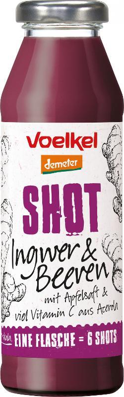 Shot Ingwer & Beeren 0,28 Liter Voelkel