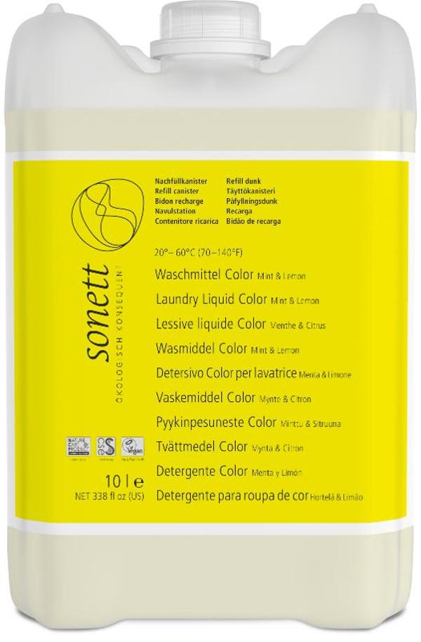 Produktfoto zu Color-Waschmittel Mint & Lemmon 10 Liter Sonett