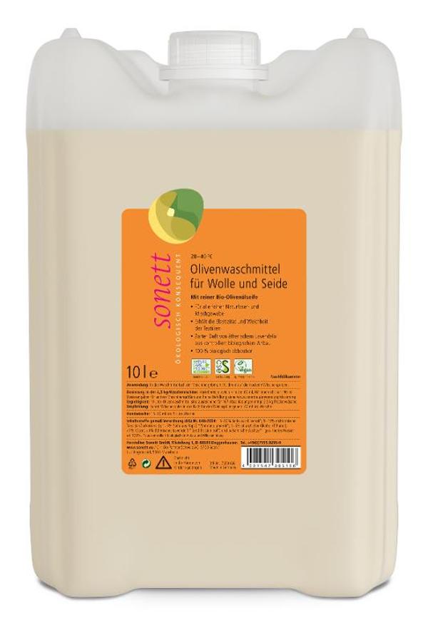 Produktfoto zu Oliven Waschmittel Wolle & Seide 10 Liter Sonett