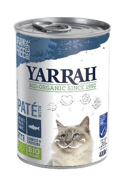 VPE Katzenfutter Paté mit Fisch 12x400g Yarrah Organic Petfood