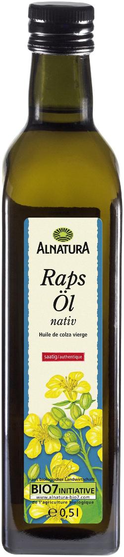 Rapsöl nativ 500 ml Alnatura
