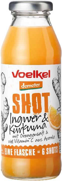 Shot Ingwer & Kurkuma 0,28l Voelkel