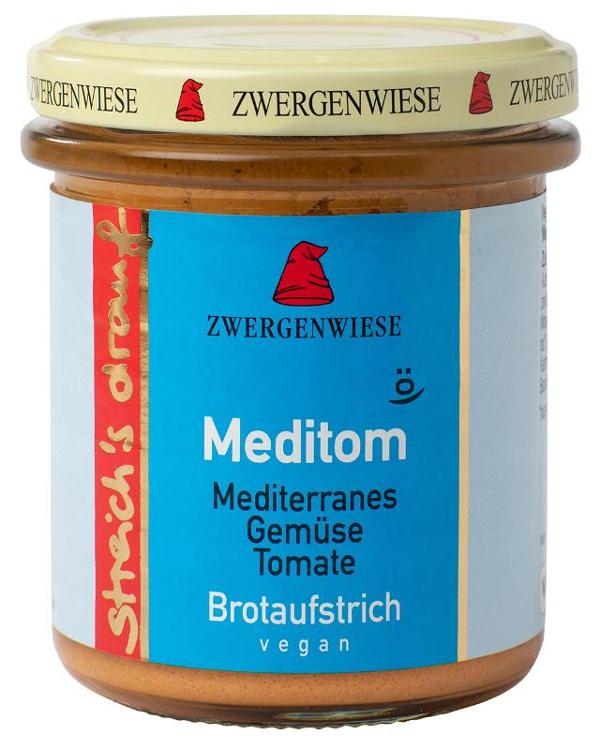 Produktfoto zu Brotaufstrich streich`s drauf "Meditom" 160g Zwergenwiese