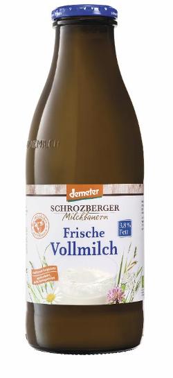 VPE Vollmilch  3,8 % 6x1 Liter Schrozberger