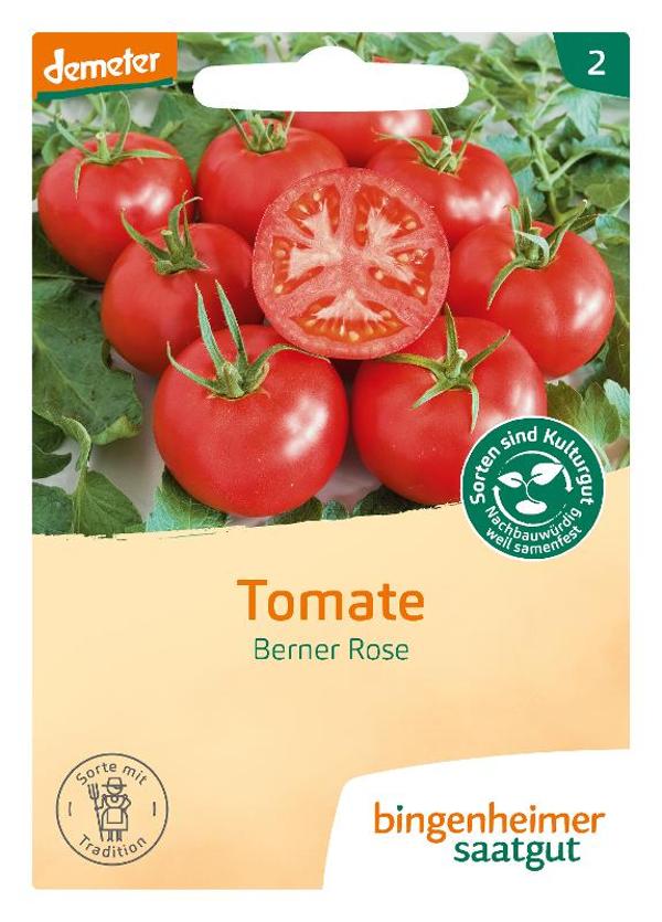 Produktfoto zu Saatgut Tomate "Berner Rose" 4g Bingenheimer Saatgut