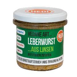 Vegane Art... Leberwurst mit feinen Zutaten 140g HEDI Naturkost