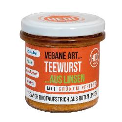 Vegane Art... Teewurst mit grünem Pfeffer 140g HEDI Naturkost