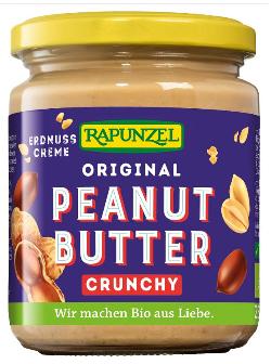 Peanutbutter Crunchy 250g Rapunzel