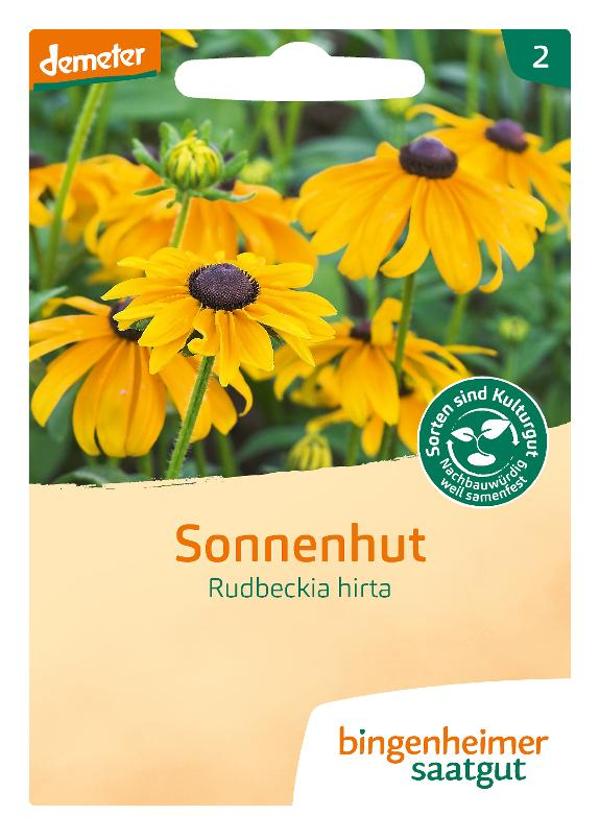 Produktfoto zu Saatgut Sonnenhut Rudbeckia hirta Bingenheimer Saatgut