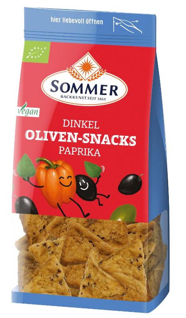 Produktfoto zu Dinkel Oliven Snacks Paprika 150g Sommer