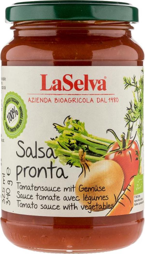 Produktfoto zu Salsa Pronta (Tomatensauce mit Gemüse) 340g LaSelva