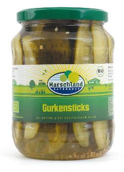 Gurkensticks 670ml Marschland Naturkost GmbH
