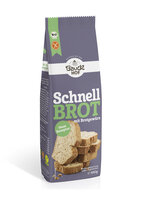 Schnellbrot mit Brotgewürz glutenfrei Bio