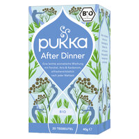 Pukka Bio-Kräutertee After Dinner, mit Fenchel, Anis und Kardamom, 20 Teebeutel