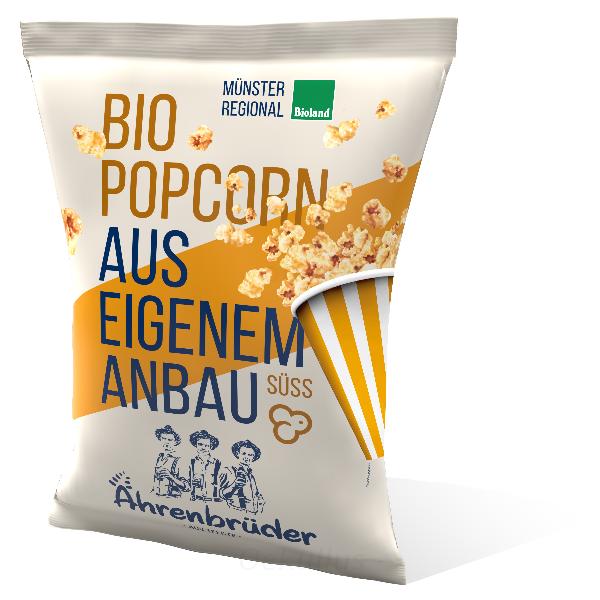 Produktfoto zu Bio-Popcorn süß (aufgepoppt)