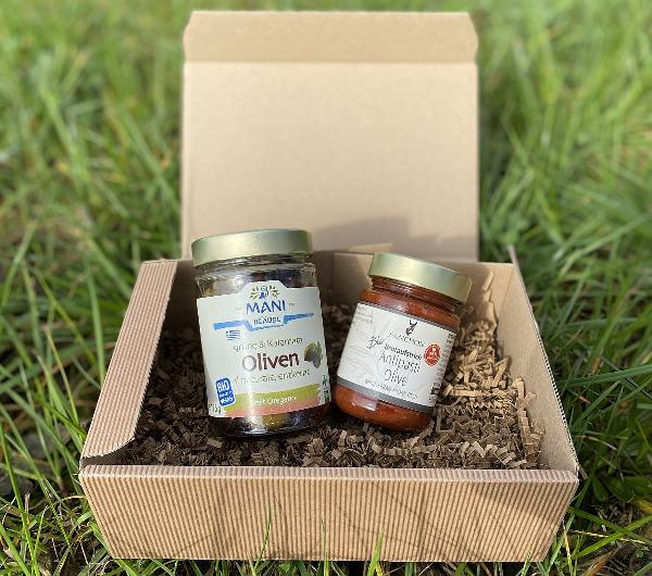 Produktfoto zu Geschenkbox Mini Oliven