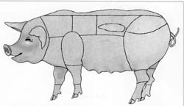 Produktfoto zu Bratwurst grob Schwein 2er