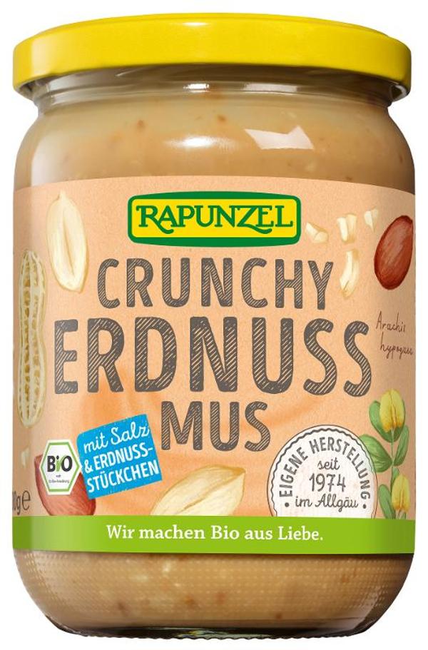 Produktfoto zu Erdnussmus Crunchy mit Salz 500g