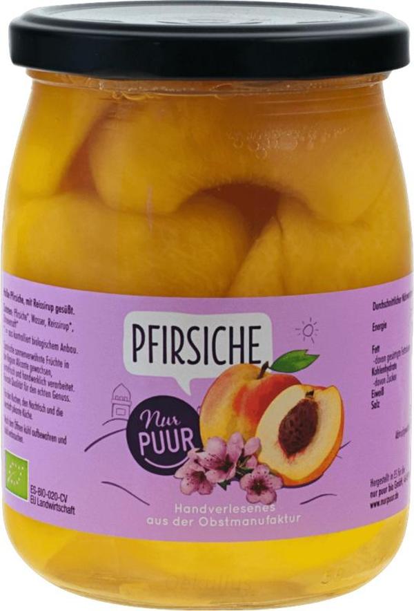 Produktfoto zu Pfirsiche halbe Frucht