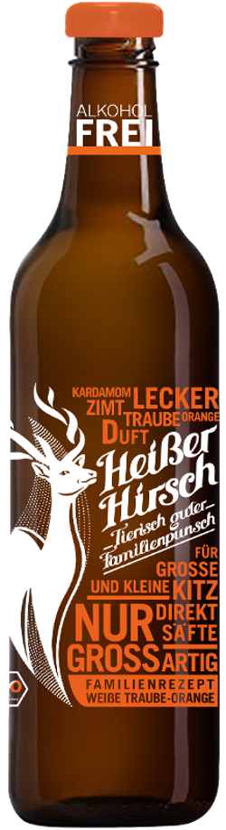 Heißer Hirsch Punsch Orange (alkoholfrei)