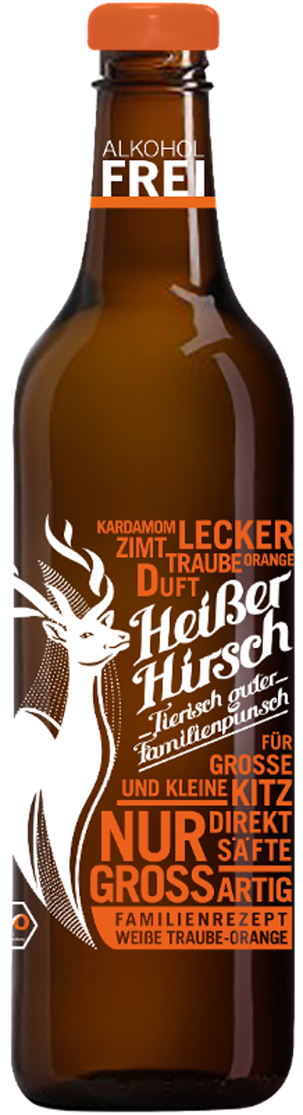 Produktfoto zu Heißer Hirsch Punsch Orange (alkoholfrei)
