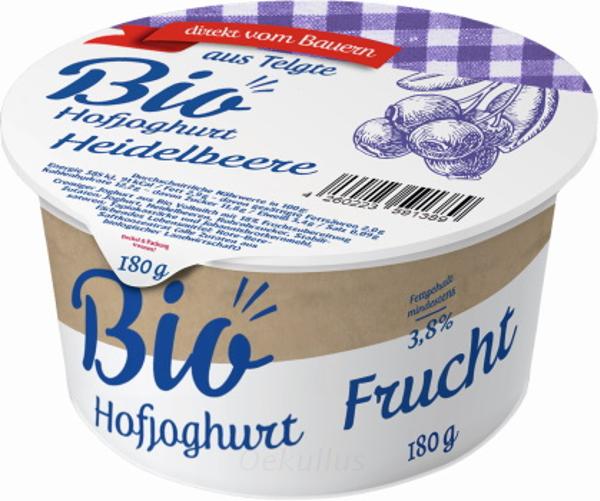 Produktfoto zu Telgter Bio-Hofjoghurt Heidelbeere