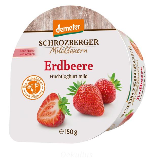 Produktfoto zu Joghurt Erdbeere 150g