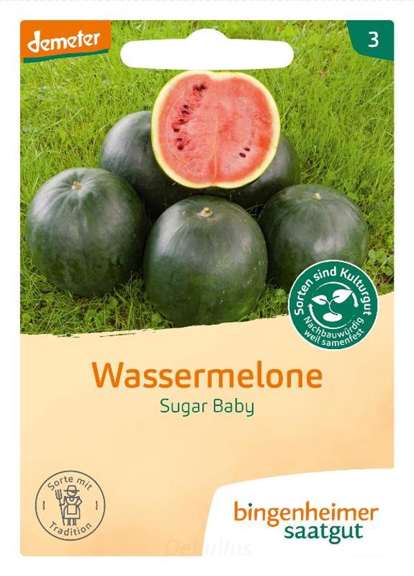 Produktfoto zu Wassermelone "Sugar Baby" (Saatgut)