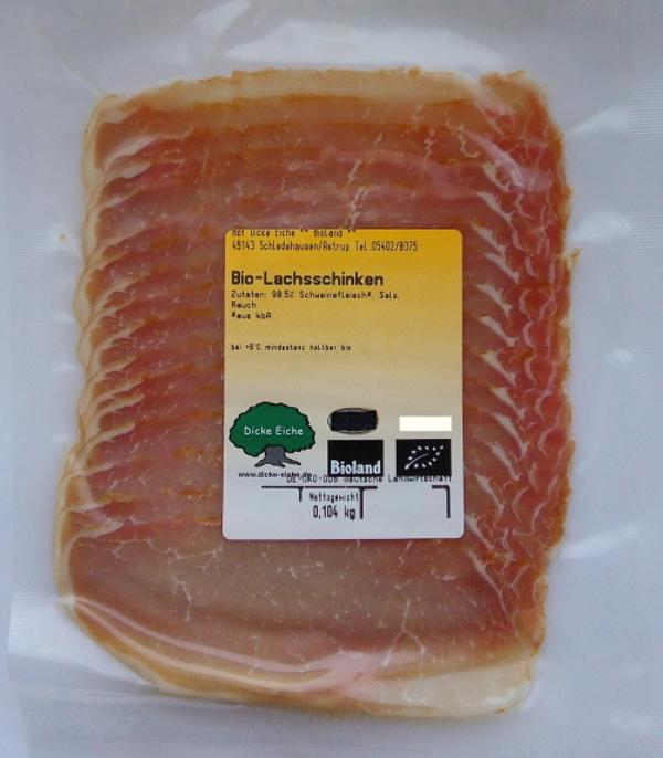 Produktfoto zu Lachsschinken Schwein (ca. 100g)