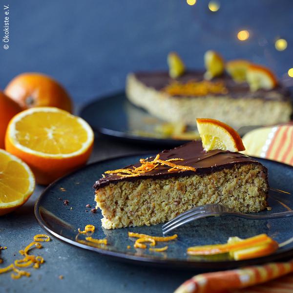 Produktfoto zu Rezept: Orangen-Mandel-Kuchen