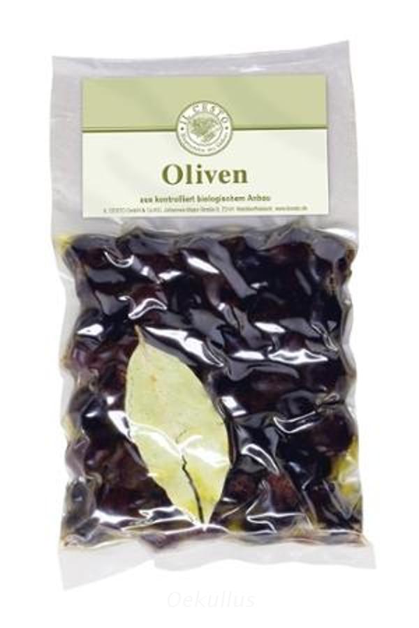 Produktfoto zu Schwarze marokkanische Oliven (m. Stein)