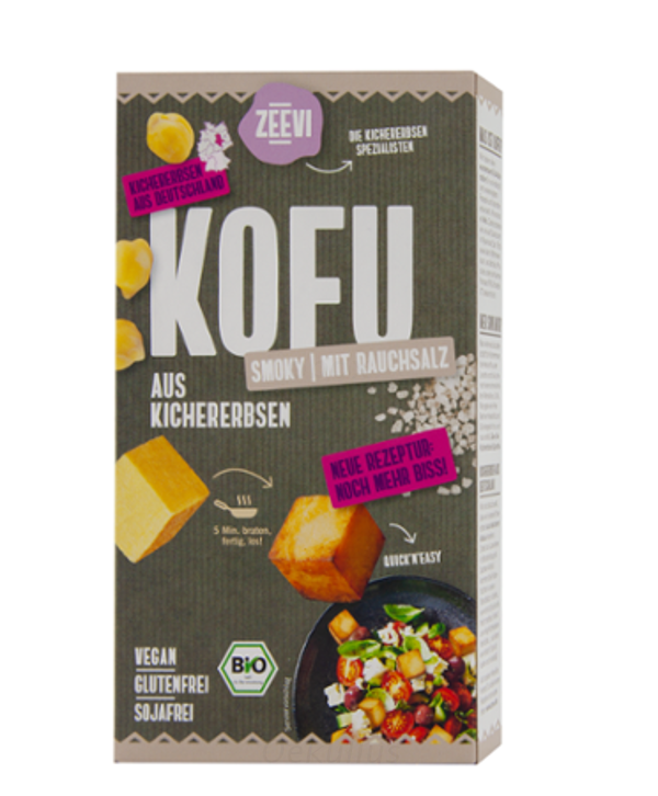 Produktfoto zu Kofu geräuchert (Kichererbsen-Tofu)