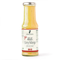 WS Grill- und Würzsauce Curry Mango, 210 ml, SANCHON, bio