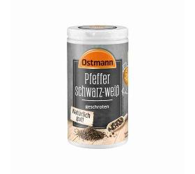Pfeffer schwarz_weiß gemahlen 40g Ostmann