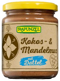 Kokos Mandelmus mit Datteln