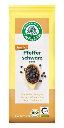 Pfeffer schwarz ganz