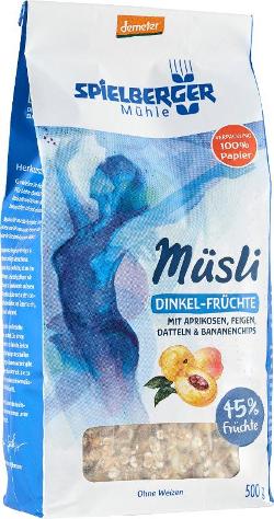 Dinkel Früchte Müsli