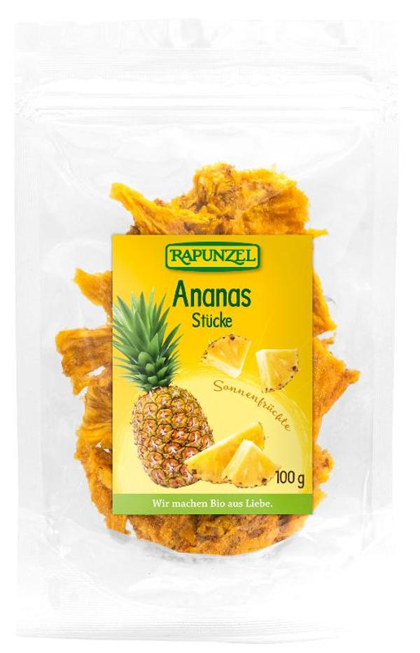 Produktfoto zu Ananasstücke getrocknet