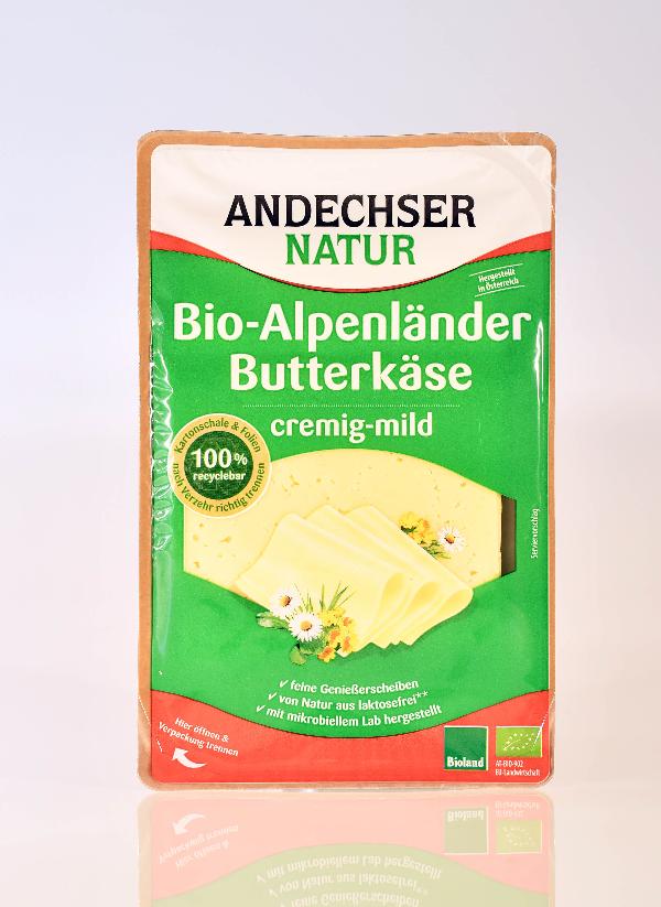 Produktfoto zu Alpenländer Butterkäse in Scheiben
