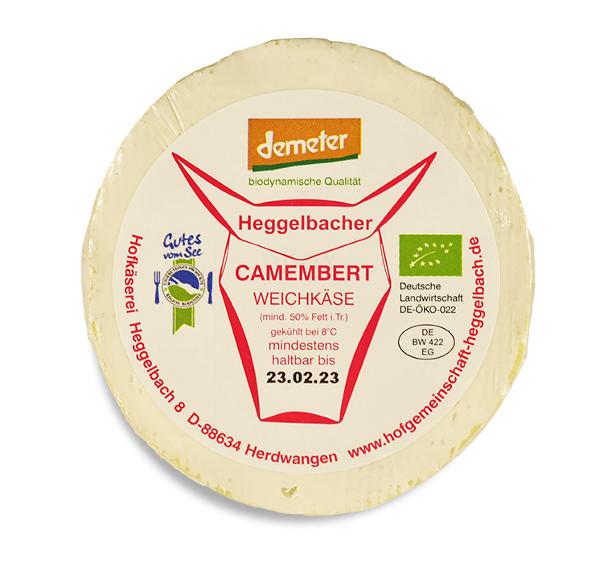 Produktfoto zu Camembert Heggelbach ca. 150 g