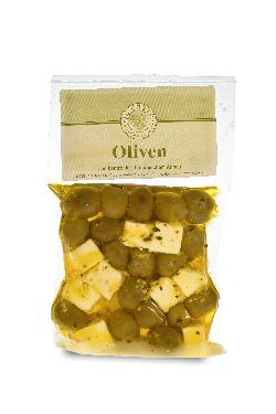 Feta-Oliven-Mix mariniert
