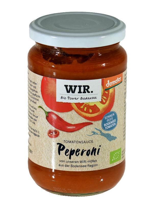 Produktfoto zu Tomatensauce mit Peperoni WIR